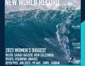 The biggest wave in the women's category with almost 40 feet (12 metres) was...