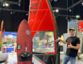 Dany Bruch's new sails and fresh boards are the eye-catchers at boot