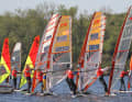 15 starters took to the starting line in Rerik on Techno 293 boards