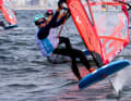 Theresa Steinlein took another win at the iQFoil World Championship yesterday and is still in 11th place