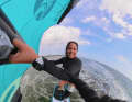 In her element: Frances Rivera is a true waterwoman, despite her disability