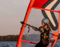 Später reichte dann auch der Wind fürs Windsurf-Foilen
