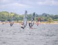 Starboard und Severne stellten das Material für das Camp