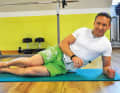 Alternatively, this exercise can also be done lying on your side with a water bottle as a weight.