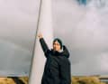 Wind turbines are a familiar sight in Holland. Marco has got used to it.