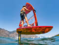 We tested on Lake Garda with sails between 5.7 and 6.7 square metres. The testers weighed between 82 and 88 kilos.