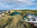 One of the sleeping places during the Baltic Sea tour.