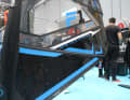 The camber at the bottom bar is unusual, even in the small, more manoeuvre-oriented sizes