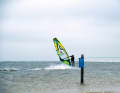 The mirror-smooth water is ideal for practising manoeuvres at all skill levels