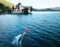There are also many days for big material on Lake Traunsee