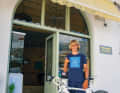 Home sweet home - Lennart's mother works in the Naos jewellery shop in Naxos Town.