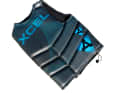 XCEL Wake Vest & Harness Vest www.liquid-sports.de XCEL has two versions in its range: the fully padded and thicker version (4) requires the mobility of a professional jogger to get in and out without contortions, despite the small side zip. However, as soon as you have them on, the freedom of movement is very good and the thick padding provides the best protection for all falls. As the harness ends on the thick pads and therefore needs to be adjusted to a very large size, you should allow for some leeway in the harness size. We would therefore recommend the softer Harness Vest, which is only padded in the upper area, to waveriders and hobby speeders. Although it doesn't have a zip, the thinner material in the lower section makes it noticeably easier to get in and out and the harness also fits much better here. The freedom of movement is absolute cream.   Price: 99 Euro