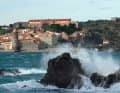 In Argeles-Collioure there are even a few choppers jumping in the northerly wind.
