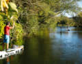 We paddle a little way through the "mangrove forest" to Lake Harkort.