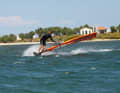 Former freestyle worldcupper Aleksandar Avdzhiev in the shallow water section of Keros