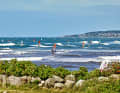 The large Swedish surfing community meets in Vilshärad when the conditions are good.