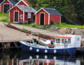 In Båstad sorgen die kleinen Fischerhütten für Idylle.