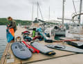 Everything has to go. But how is it supposed to fit on the sailing boat?