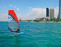 Freeriders like to step on the gas and use windsurf freeride sails or even 2-cam sails
