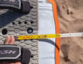 With Naish it is just ten centimetres from the strap to the tail
