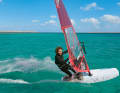 Smooth jibes in medium winds - that's just one of the highlights of this versatile test group. Tester: Christian Winderlich. Spot: Hurghada, first sandbank.