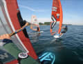 On the water, the youngsters were then prepared for upcoming Techno 293 regattas and foil races