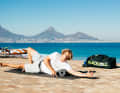 Lockern des seitlichen Rumpfes (Latissimus) mit der Blackroll