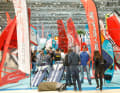 Auch Starboard und Severne präsentieren ihre Neuheiten auf einem großen Messestand