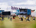 On land, there is once again plenty of programme, including yoga and a party