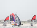 The event came to an end on Sunday with foil races...
