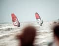 Fabian Wolf (with "H" in his sail) confidently took second place...