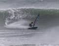 The conditions allowed for nice down the line wave riding.