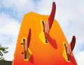 Short and often strongly curved fin(s), optionally as single fin (1 fin), twinser (2), thruster (3) or quad (4).