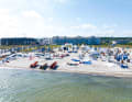 Der Event läuft gemeinsam mit dem Deutschen Windsurf Cup und bietet ein professionelles Setup
