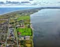 Rechts der Fjord für Aufsteiger und Flachwasser-Fans, links die Nordsee für Cracks - in Hvide Sande werden alle glücklich