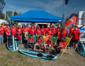 Dennis Müllers Kidscamp beim Surf-Festival 2024