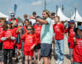 Dennis Müller's kids camp at the 2024 Surf Festival