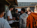 Skippers Meeting am Milnerton Aquatic Club.