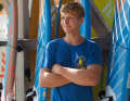 Franz Kühnlein has been working as a beach assistant on Karpathos for several summers now