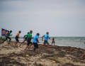 On the first few days, there were only enough races on the big boards