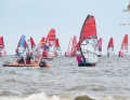 Michele Becker won the first race...