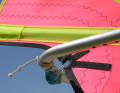 A ring instead of a pressed-in eyelet on the outhaul.