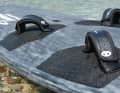 The "step" in the deck shape ("step rails") ensures a comfortable stance, with plenty of room for your feet to boot.
