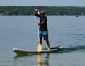 With a 100 mm blade size, the board can be propelled powerfully.