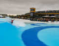 Surfing in the artificial wave at o2 Surftown MUC