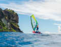 Manoeuvre-oriented foils and camberless sails are best suited to the Slingshot Shred Sled.