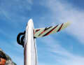 Wide tails (compared to wave and freemove boards) with correspondingly longer and straighter fins.