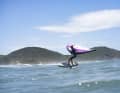 The range of use extends from light wind to typical freeride and wave conditions