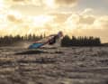 Førby Sø is small, but offers safe flat water conditions and small chops for jumping even in strong winds.