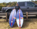 Seine Windsurf-Shapes sind im Prinzip überdimensionale Shortboards aus dem  Wellenreitsport.